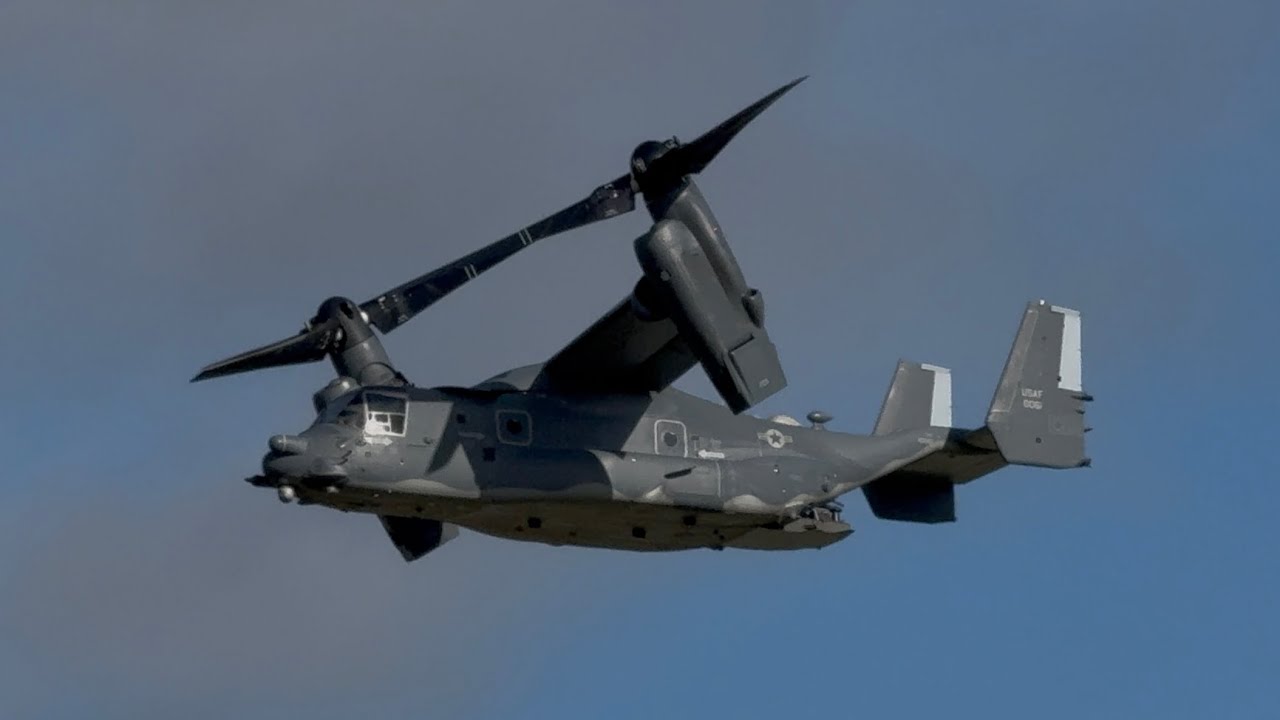 An afternoon at RAF Mildenhall (NATO AWACS, KC135, Osprey)