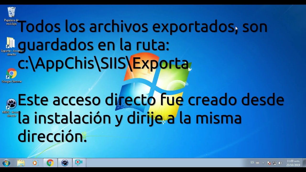 Exportar PEIIS de MIUS