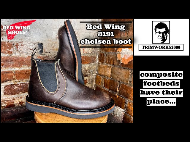 Red Wing 3191 Chelsea boot resoled with vibram 2060 sport. - YouTube