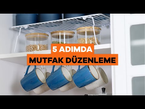 Mutfakta Dağınıklığa Son! - 5 Adımda Mutfak Dolapları Nasıl Düzenlenir?