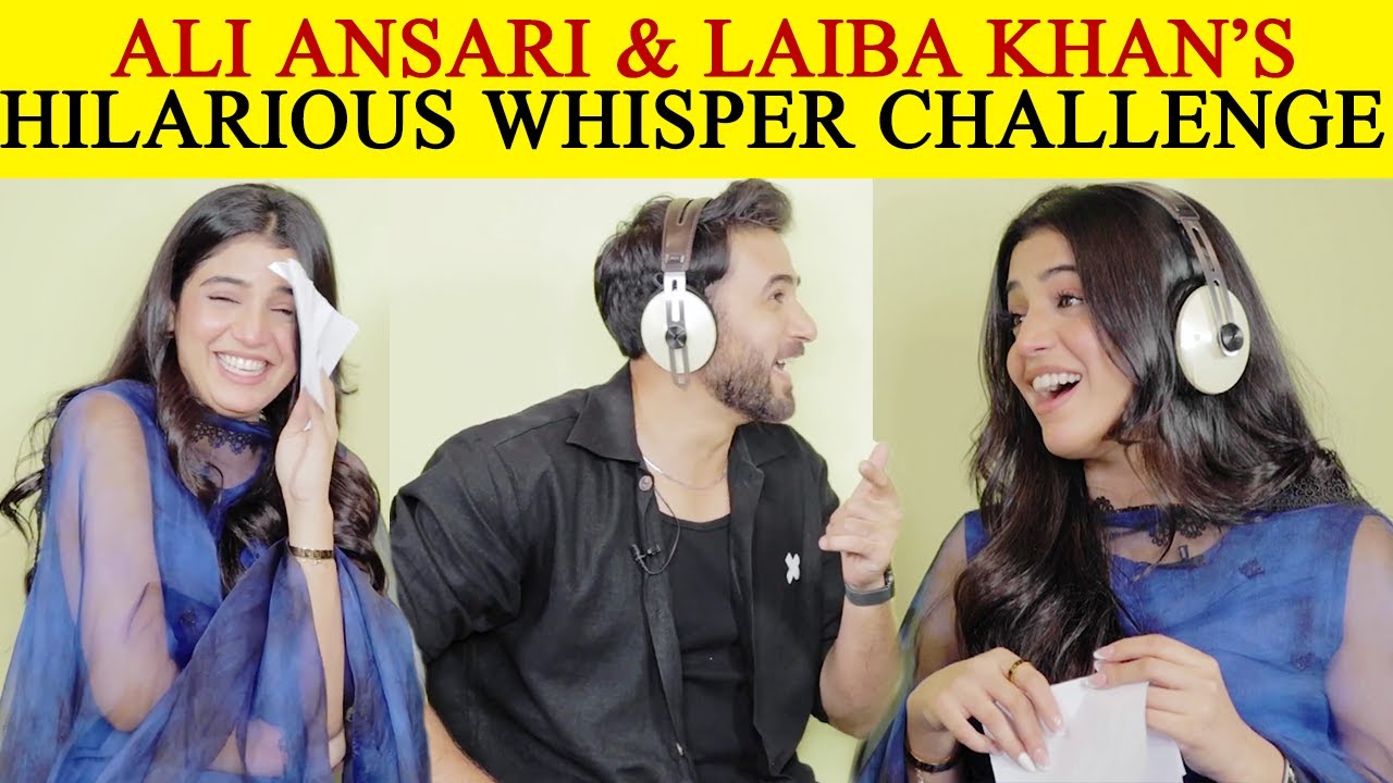 Ali Ansari & Laiba Khan’s Hilarious Whisper Challenge! | kaffara | Zoya Nasir | Desi Tv | SB2Q