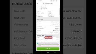 indentixweb ipo review #ipo #shorts #shortsfeed