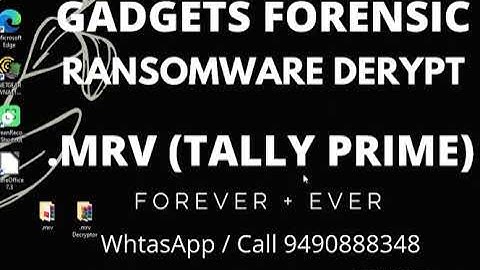 .mrv decrypt Ransomware (Malware Virus removal)