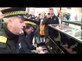 Traffic Police Learning How To Play The Piano - YouTube