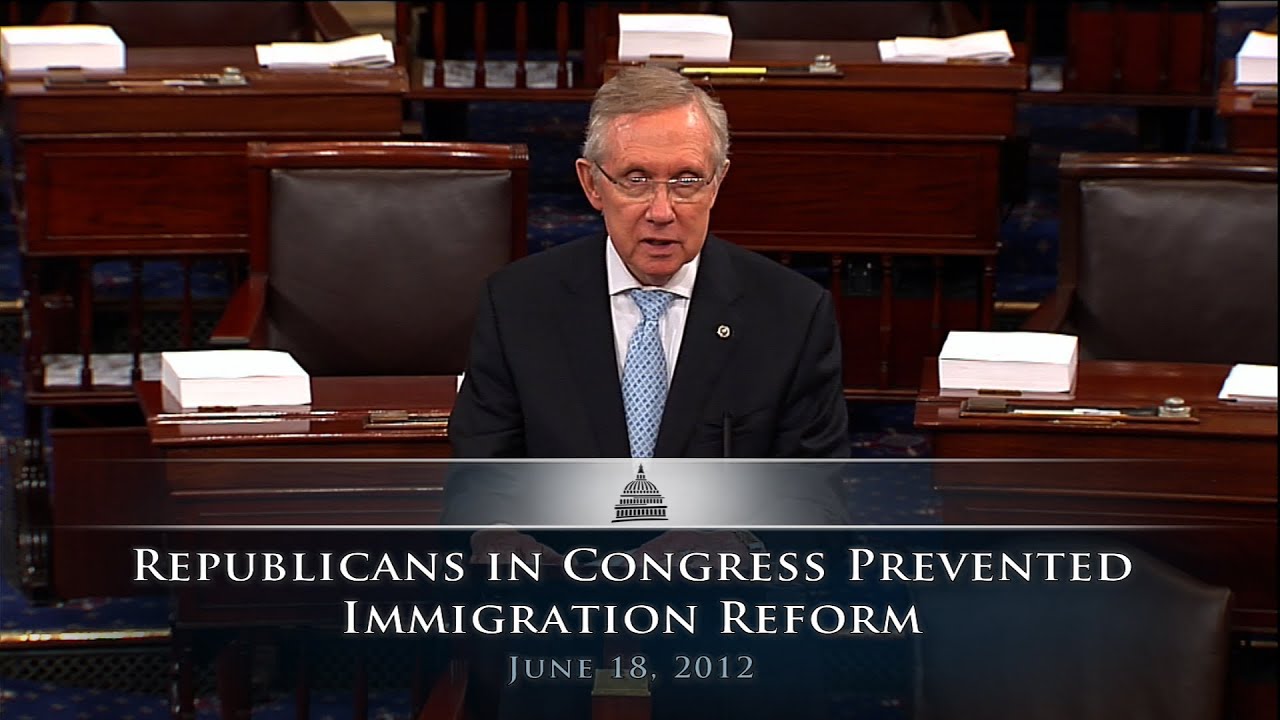 Reid: Republicans In Congress Prevented Immigration Reform