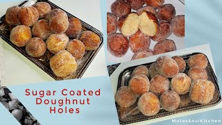 Easy Doughnut Hole Recipe | How to make doughnut holes|Sugar Coated