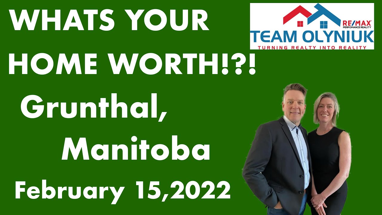 Grunthal Manitoba Weekly Real Estate Market Update February 15,2022