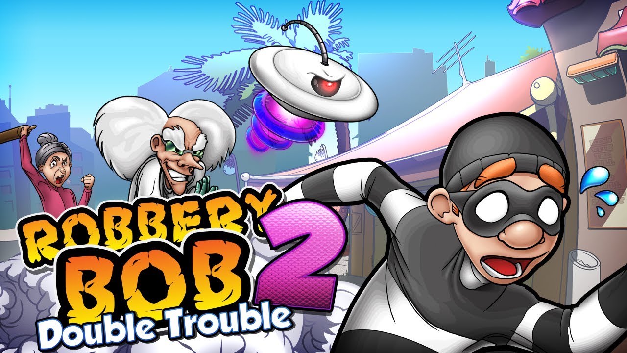 robbery bob game 2 double trouble  chapter 2 level 1 to 10 لعبة بوب السارق الفصل الثاني