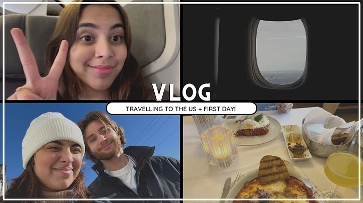 VLOG || travelling to the US + first day!