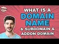What Is a Domain Name, Subdomain and Addon Domain