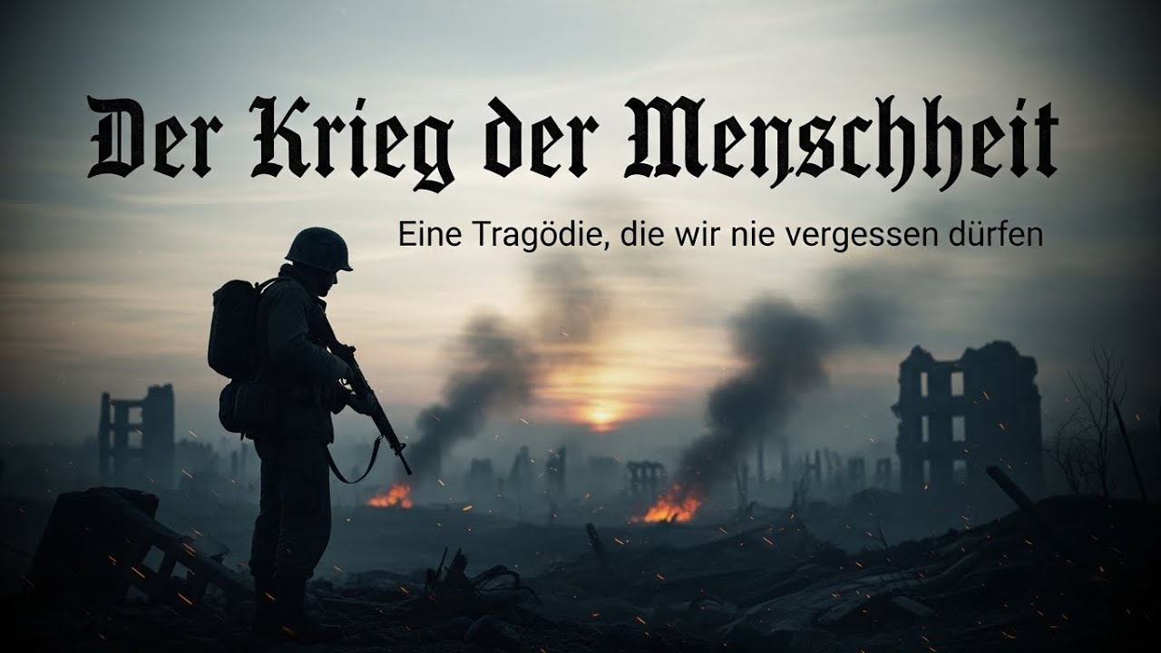 Der Krieg der Menschheit – Eine Tragödie, die wir nie vergessen dürfen