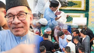 PM Anwar Menunaikan Solat Jumaat di Masjid Jamil’il Huda Selepas Makan Di Restoran Q Bistro Ampang