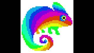 A rainbow lizard