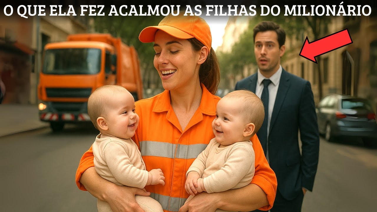 AS FILHAS DO MILIONÁRIO NÃO PARAVAM DE CHORAR... ATÉ QUE UMA GARI FEZ ALGO INACREDITÁVEL!