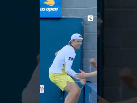 🇧🇪🔥 Le show Zizou Bergs #usopen #tennis