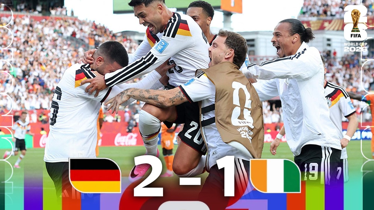 ALEMANIA vs COSTA DE MARFIL (2-1) | RESUMEN COMPLETO, GOLES Y HIGHLIGHTS | Mundial 2026