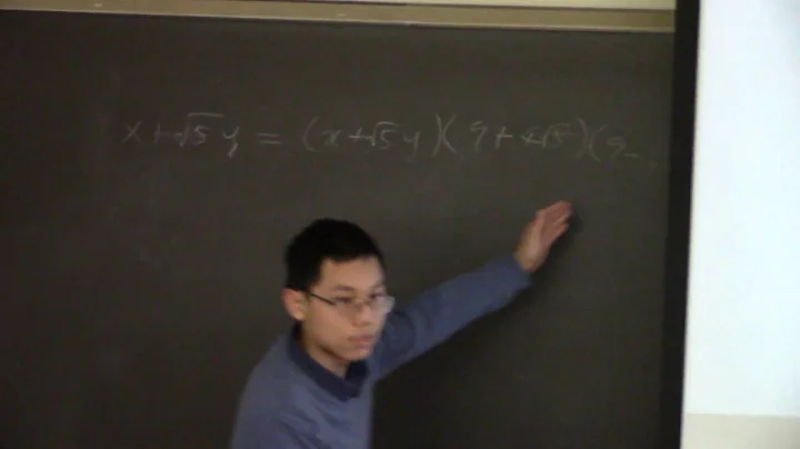 A math club student talk by Grant Yu