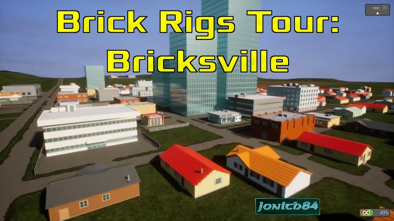 Tour The Game  - Brick Rigs Sandbox Gameplay - Bricksville Sandbox Tour