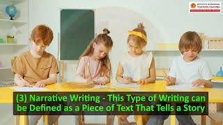 Module 8 Teaching Writing Genres of Writing