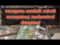 cara mudah mengatasi tonkontrol dengung