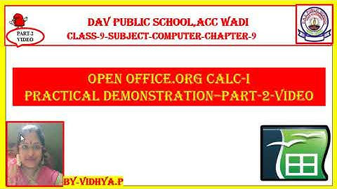 OPEN OFFICE .ORG CALC  (OPEN SOURCE) SIMPLE EDUCATION FOR BEGINNERS