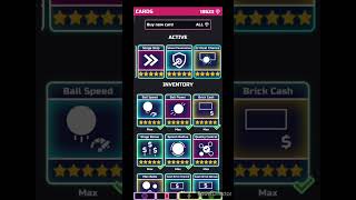 Idle Brick Breaker Level 2000000.Instant prestige Cash farm  Max card, badge lightning chain poison screenshot 2