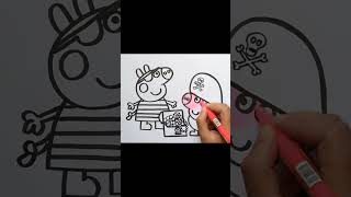 How To Draw Peppa Pig Sailing Boat 