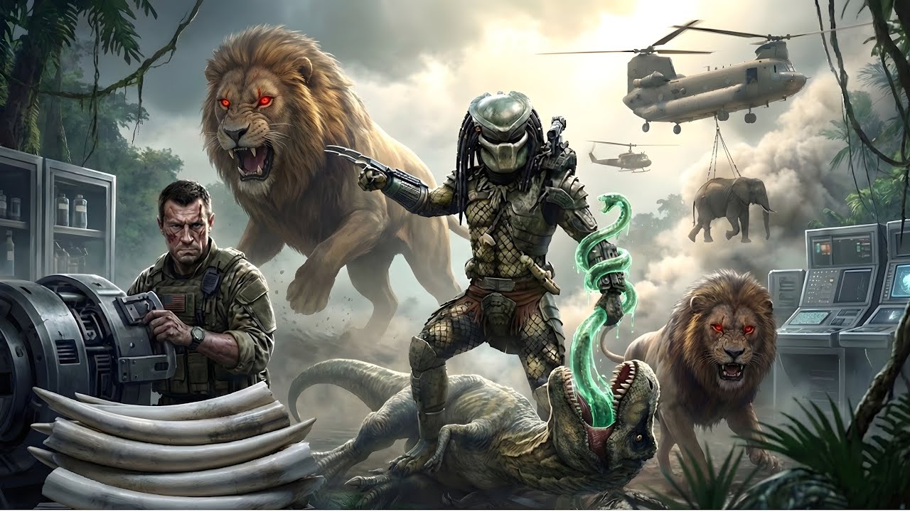Ai Movie : Predator Unleashed: Saving the Slaves from the Warlord | Rampage | Monster | predator