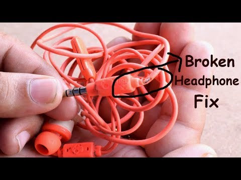 How To Repair Damaged Earphones At Home  FIX BROKEN EARPHONE