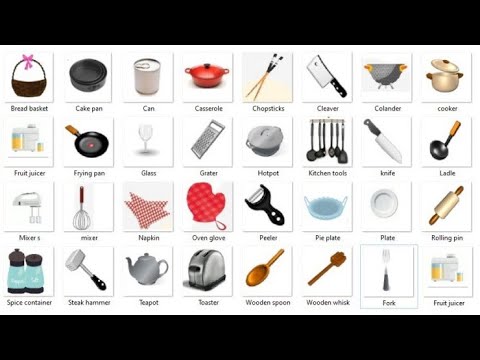 List Of 100+ Kitchen Utensils Names With Pictures And Uses »  SpokenEnglishTips.com