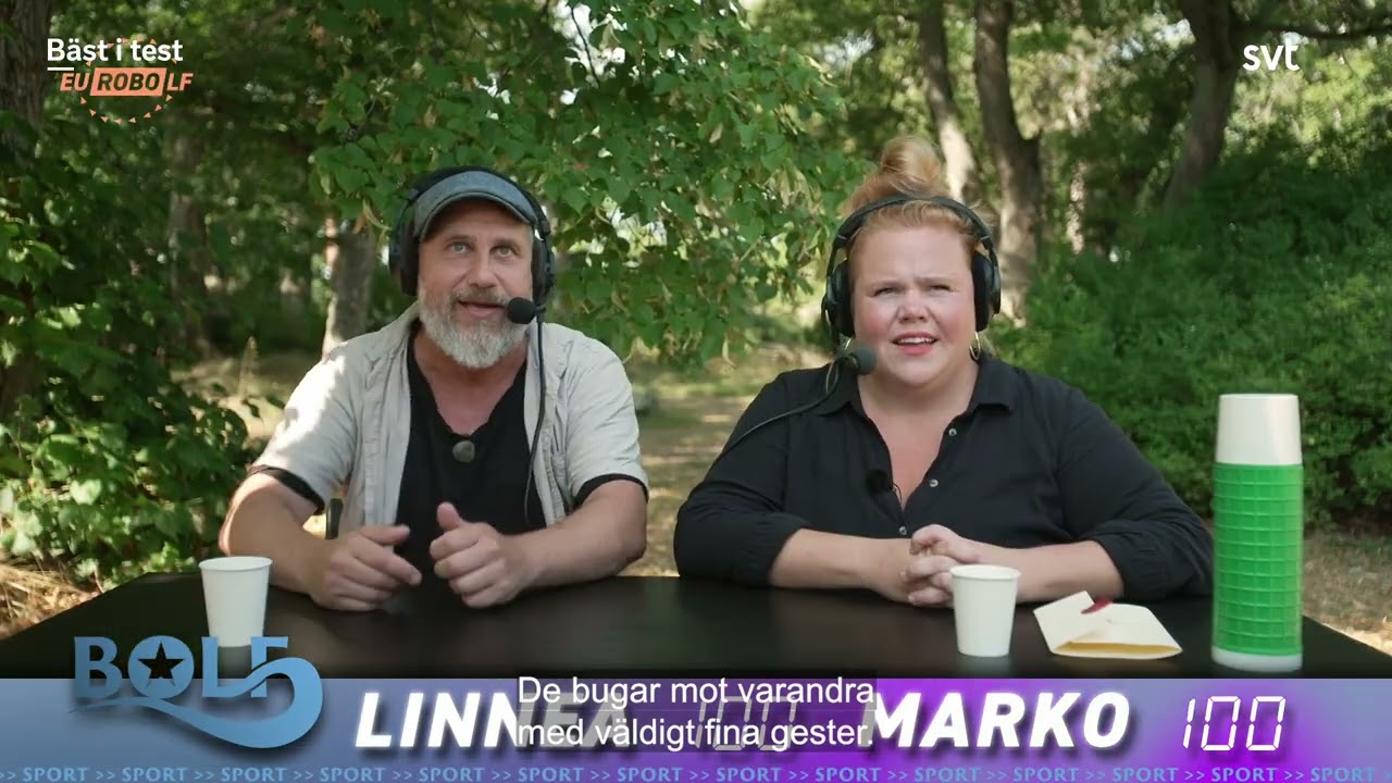 Episk match mellan Marko och Linnea - Bäst i test
