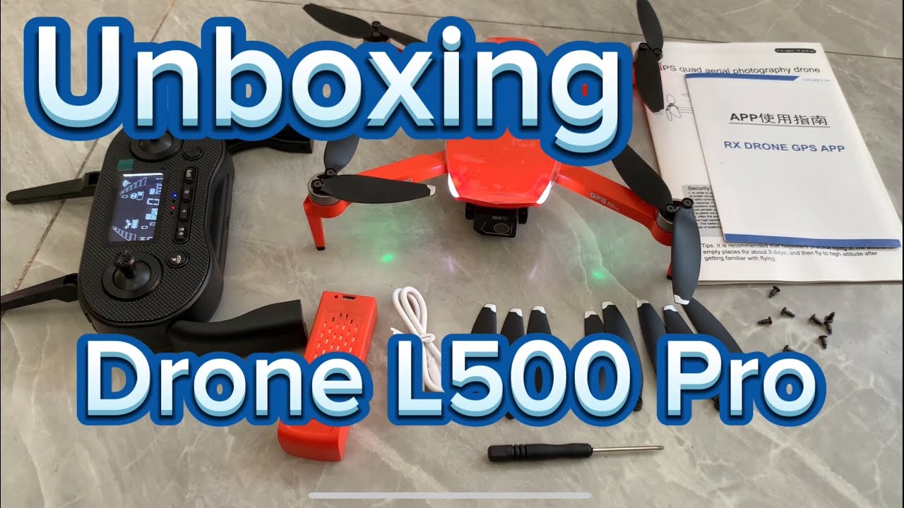 Unboxing Drone L500 Pro GPS - YouTube