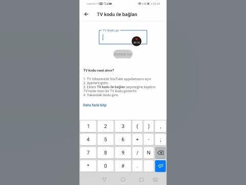 TV kodu ile nasıl bağlanılır - YouTube