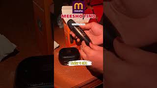 Under 400rs ka ye karaoke mic Meesho se liya Echo sound + loud volume = full concert vibes at home 🎤