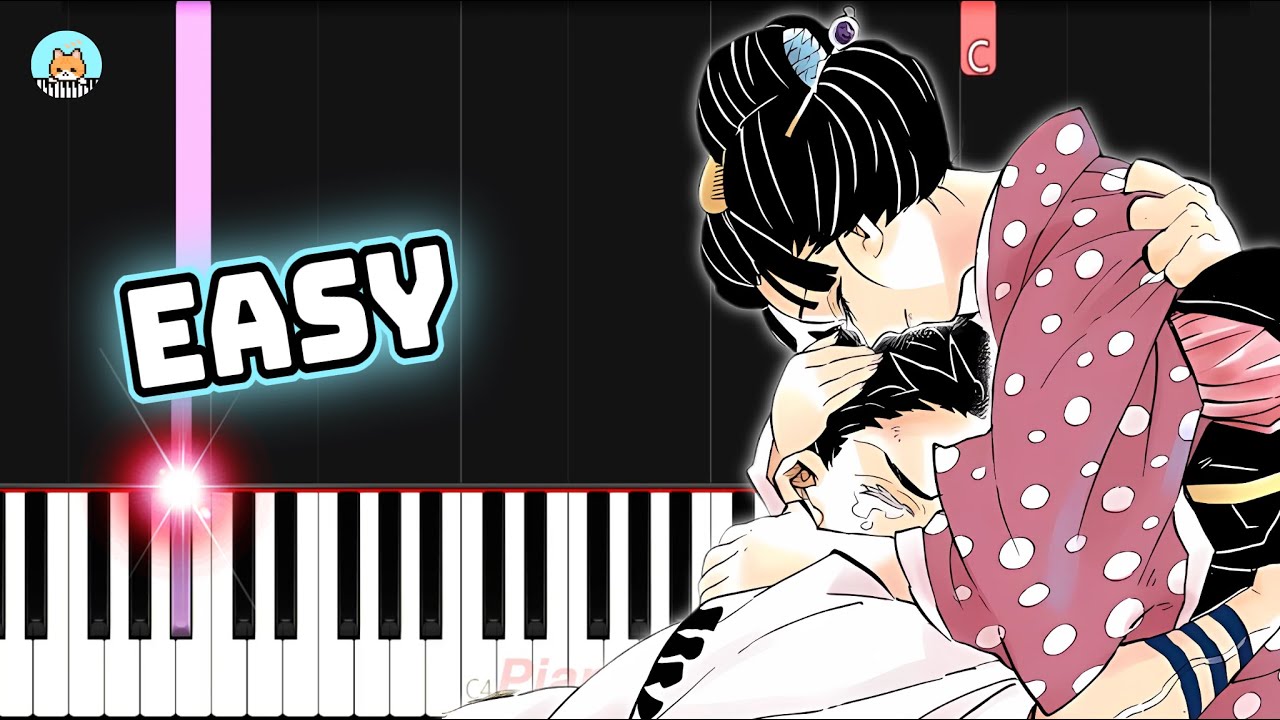 Demon Slayer Movie: Infinity Castle - "Akaza's Love Theme" - EASY Piano Tutorial & Sheet Music