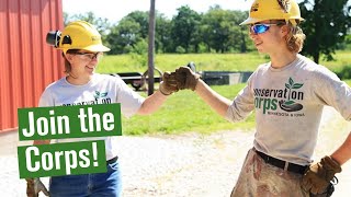 Serve with Conservation Corps MN & IA
