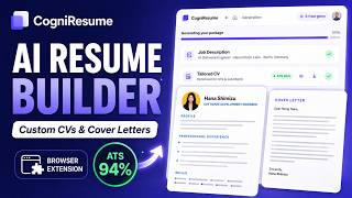 AI Resume Builder Chrome Extension | Create Custom CVs & Cover Letters with CogniResume screenshot 5