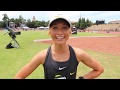 JESSICA HULL BEFORE THE 2019 PREFONTAINE CLASSIC