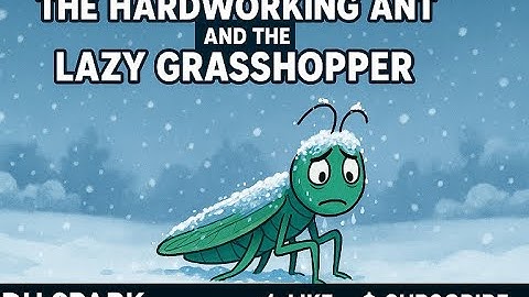 🐜The Hardworking Ant and The Lazy Grasshopper 🦗  | Moral Story in English |Edu spark |