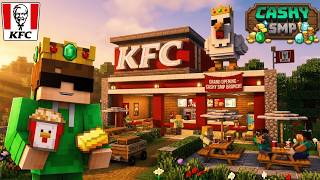 🔴Live | I AM Building KFC Chicken Shop In CashyCraft SMP | Season 3 | Part 7