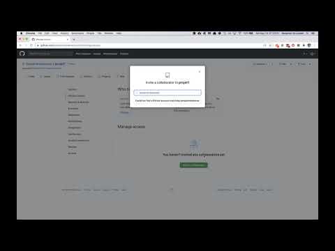 Vidéo: Comment accepter l'invitation d'un collaborateur sur github ?