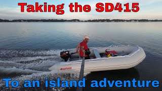Saturn SD415 Inflatable Boat water review