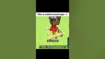 All your questions will be solved after this in minecraft || #shorts #gaming #minecraft #logic