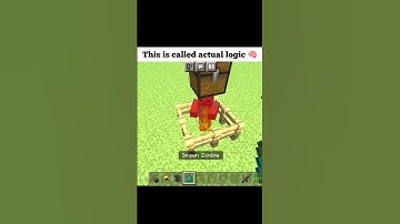 All your questions will be solved after this in minecraft || #shorts #gaming #minecraft #logic