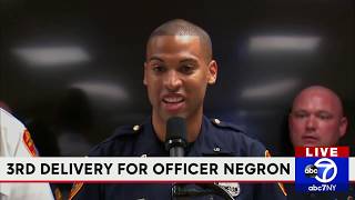 Officer helps deliver his 3rd baby on Long Island