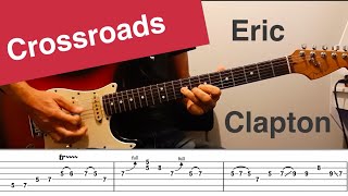 Crossroads - Cream - Eric Clapton - Guitar Tab and Demonstration - Solo 1 - Intro PDF Incl.