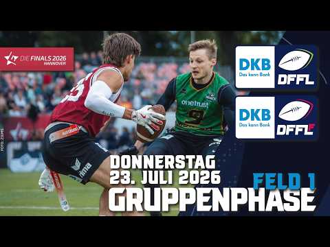 Die Finals 2026 Hannover | Flag Football | Gruppenphase Feld 1