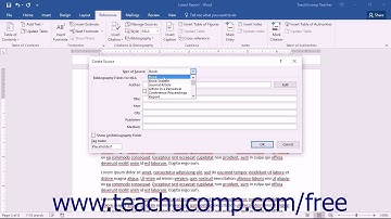 Word 2016 Tutorial Insert a Citation Microsoft Training