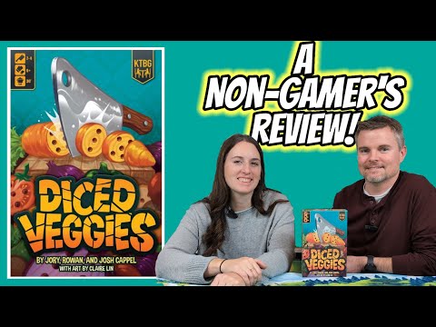 Diced Veggies - A Non-Gamer's Review Of This Knife Chopping Order Fulfillment #BoardGame