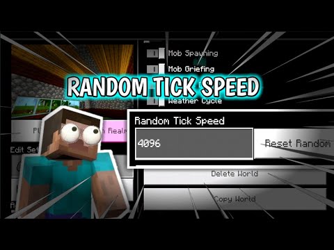 What Is Random Tick Speed In Minecraft | Random Tick Speed Minecraft
